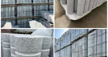 白城 芝麻白花岗岩挡车柱、隔离柱多少钱