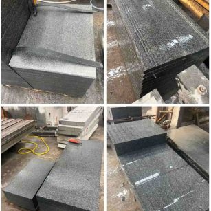 白城 芝麻黑地铺石材