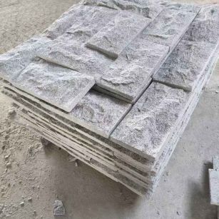 白城 芝麻白蘑菇石、自然面