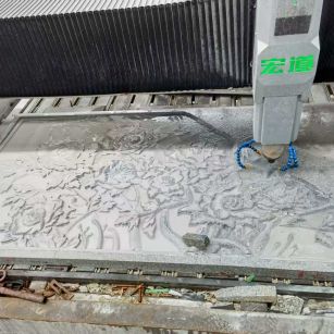 白城 别墅墙面石材雕刻