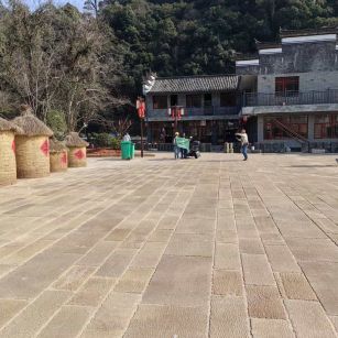 白城仿古石铺装效果