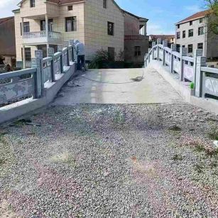 白城 芝麻灰花岗岩桥栏杆