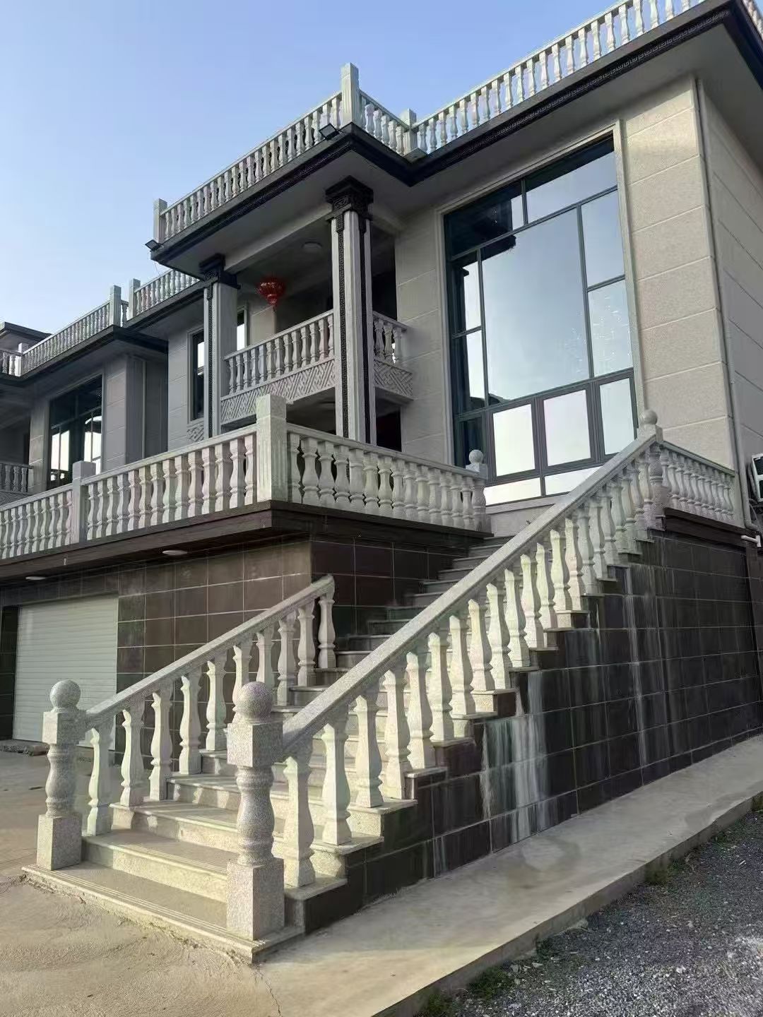 白城 芝麻白别墅阳台栏杆，楼梯栏杆