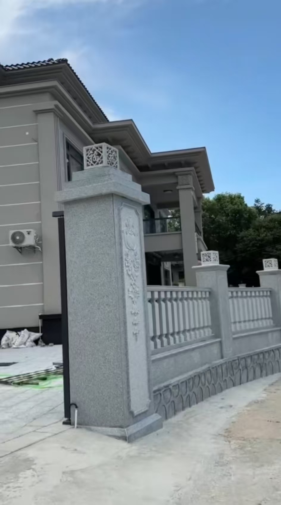 白城 芝麻白别墅围墙栏杆，私人订制
