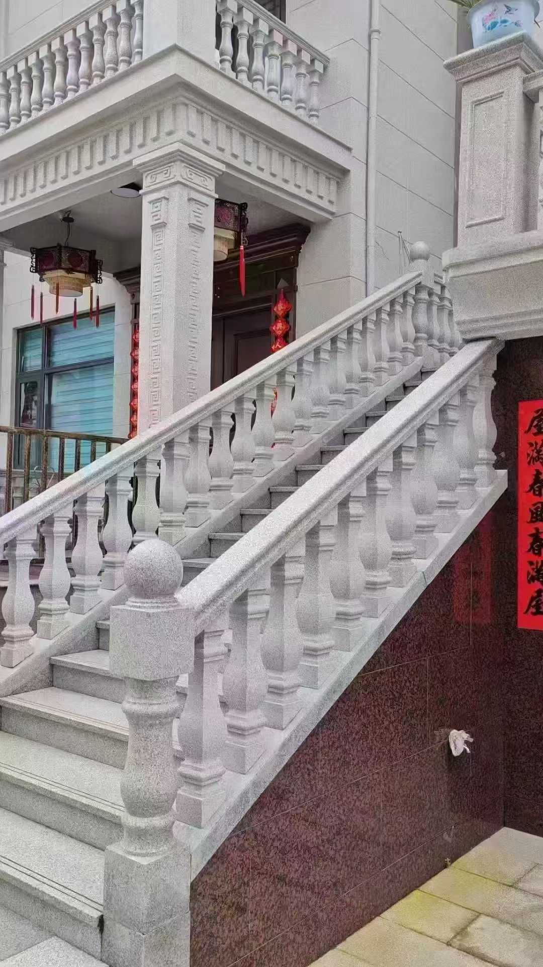 白城 天然石材 阳台庭院护栏、栏杆