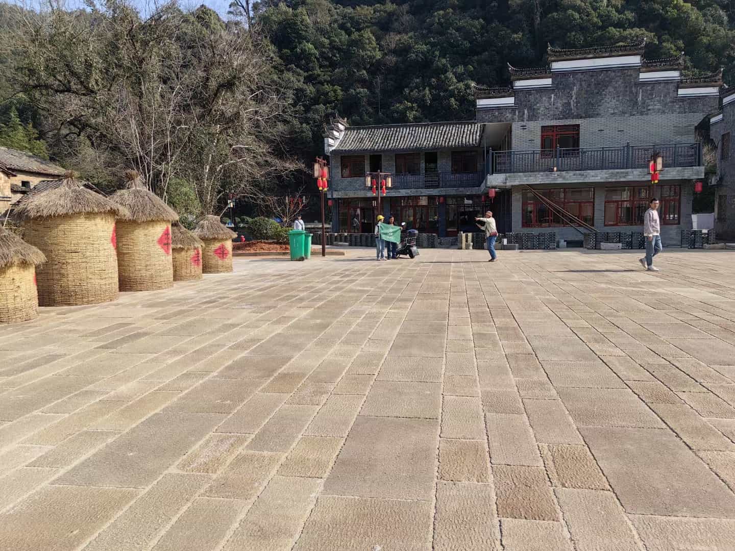 白城仿古石铺装效果