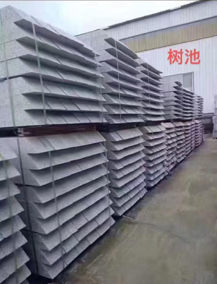 白城 芝麻灰切头树池