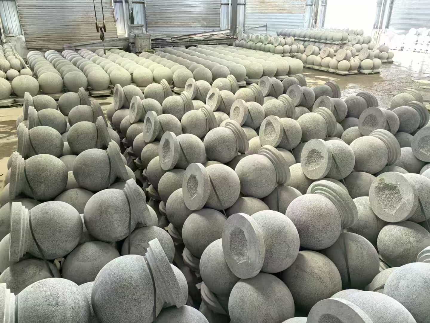 白城石材挡车球