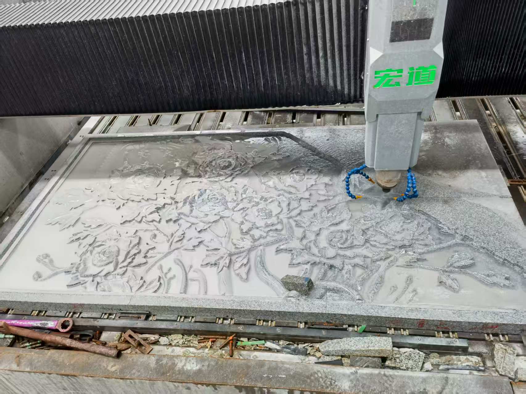 白城 别墅墙面石材雕刻